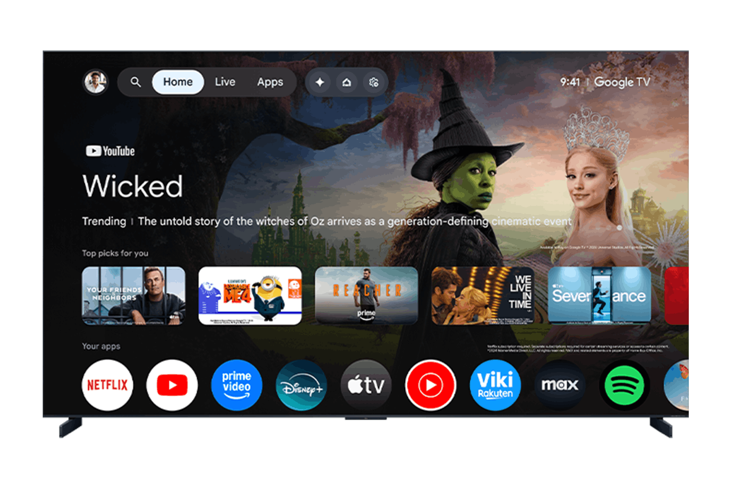 Téléviseur intelligent TCL 85" série RM9L 4K UHD HDR RVB Mini DEL avec Google TV – 85RM9L