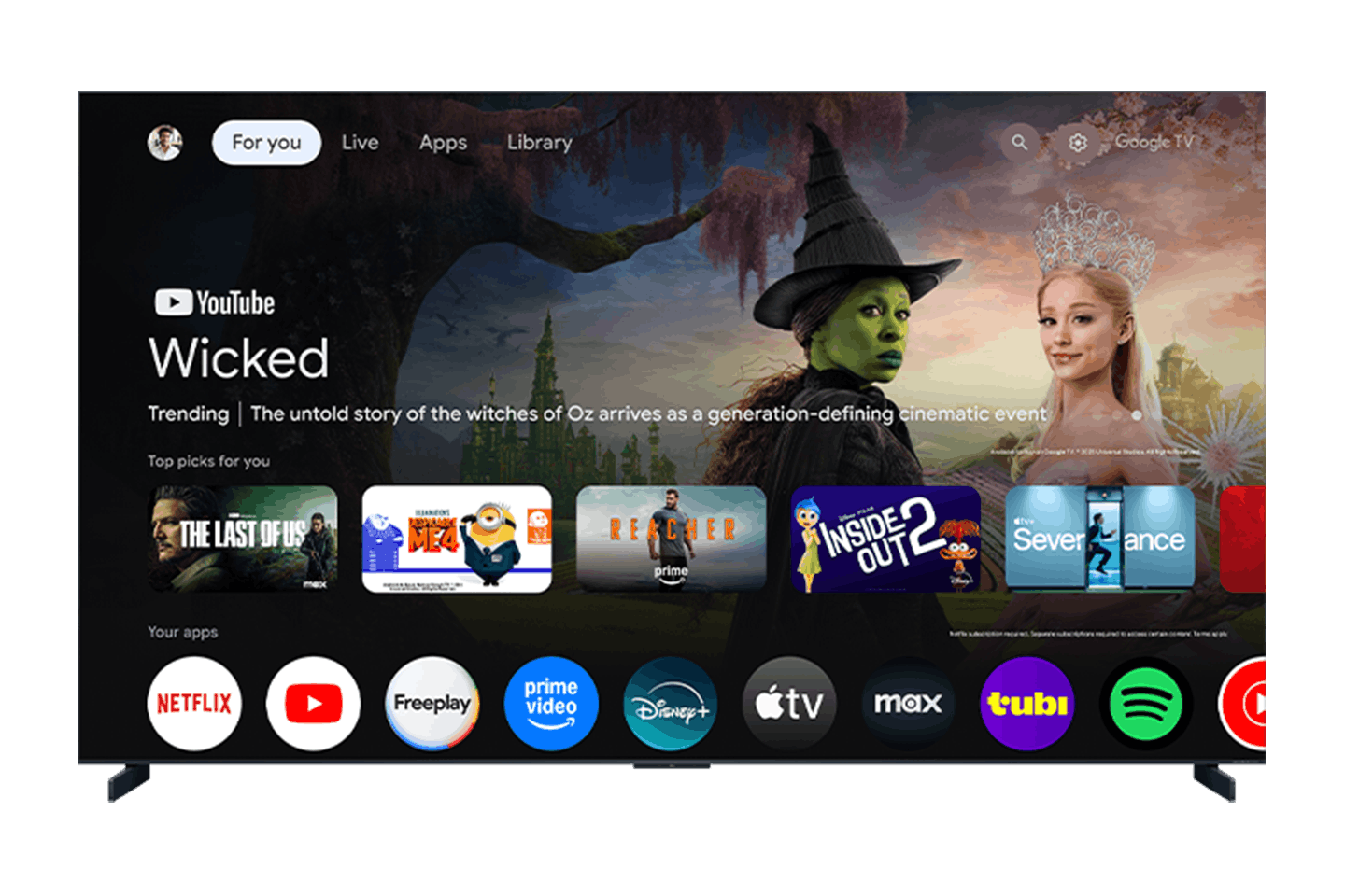Téléviseur intelligent TCL 85" série RM9L 4K UHD HDR RVB Mini DEL avec Google TV – 85RM9L