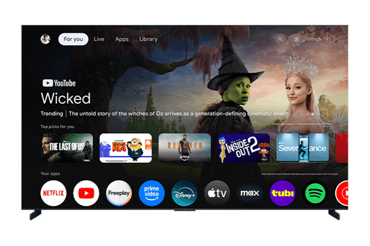 Téléviseur intelligent TCL 115" série RM9L 4K UHD HDR RVB Mini DEL avec Google TV – 115RM9L