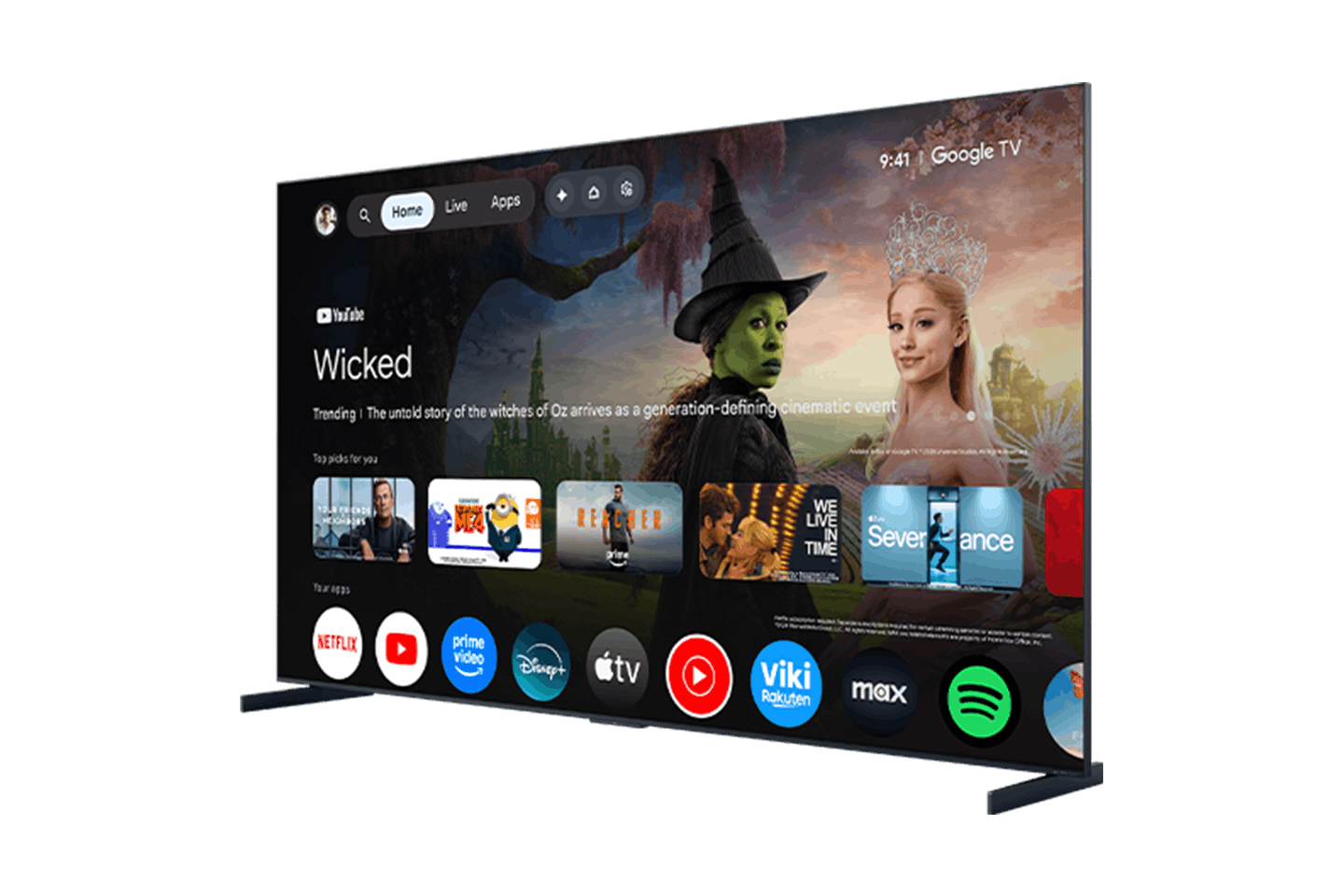 Téléviseur intelligent TCL 85" série RM9L 4K UHD HDR RVB Mini DEL avec Google TV – 85RM9L