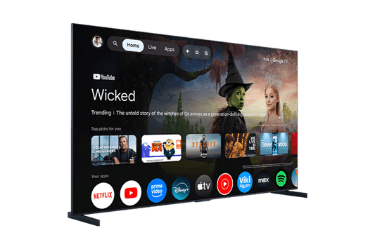 Téléviseur intelligent TCL 115" série RM9L 4K UHD HDR RVB Mini DEL avec Google TV – 115RM9L