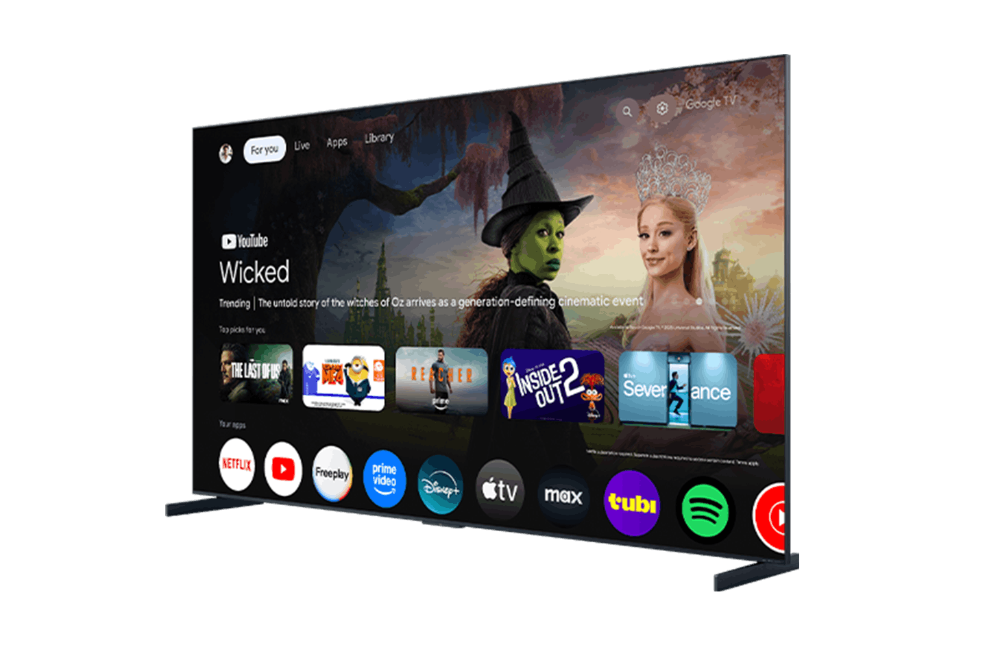 Téléviseur intelligent TCL 85" série RM9L 4K UHD HDR RVB Mini DEL avec Google TV – 85RM9L