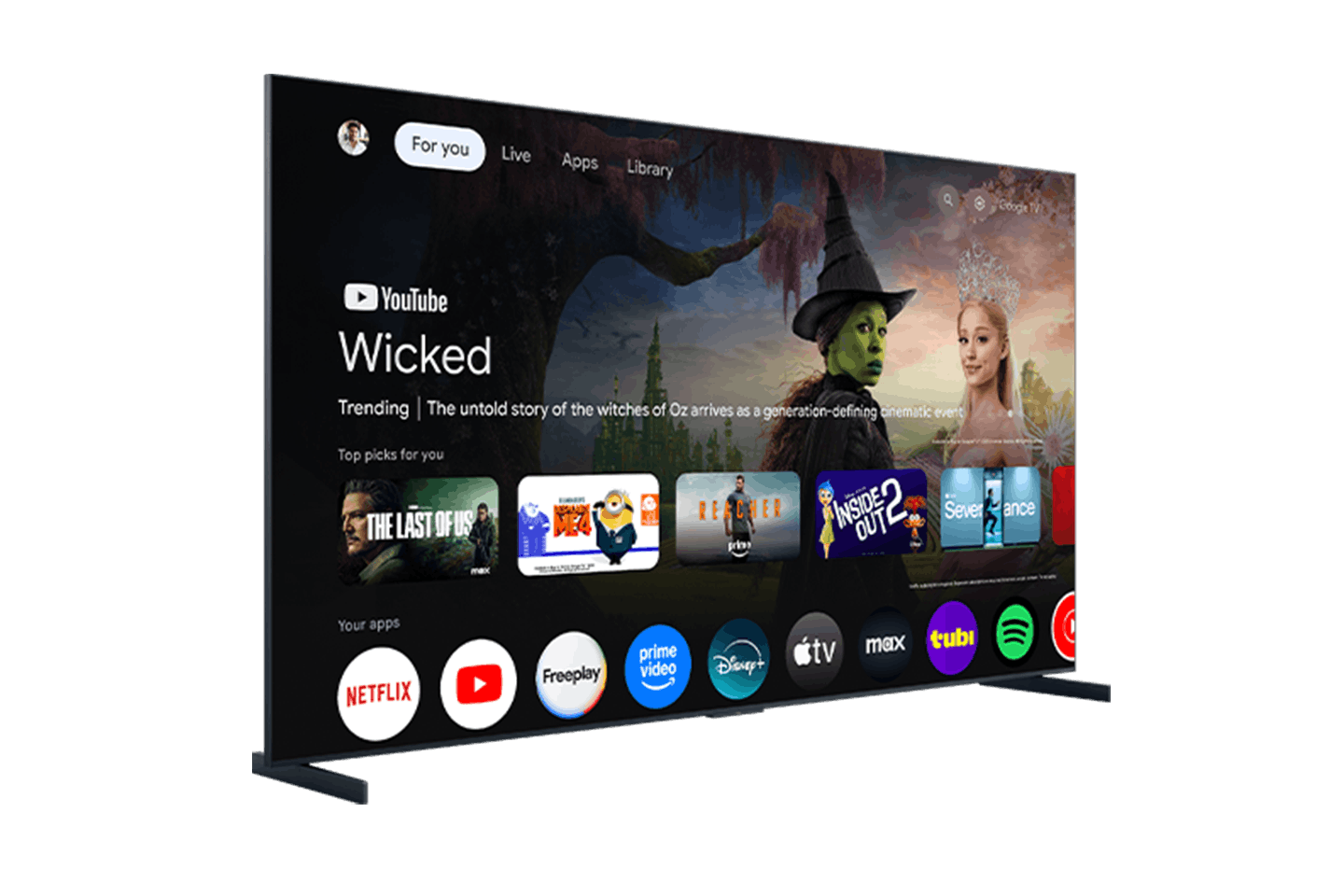 Téléviseur intelligent TCL 85" série RM9L 4K UHD HDR RVB Mini DEL avec Google TV – 85RM9L