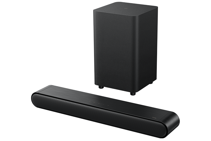 Barre de son TCL classe S 2.1 canaux avec DTS Virtual:X et caisson de basse sans fil - S4210-CA