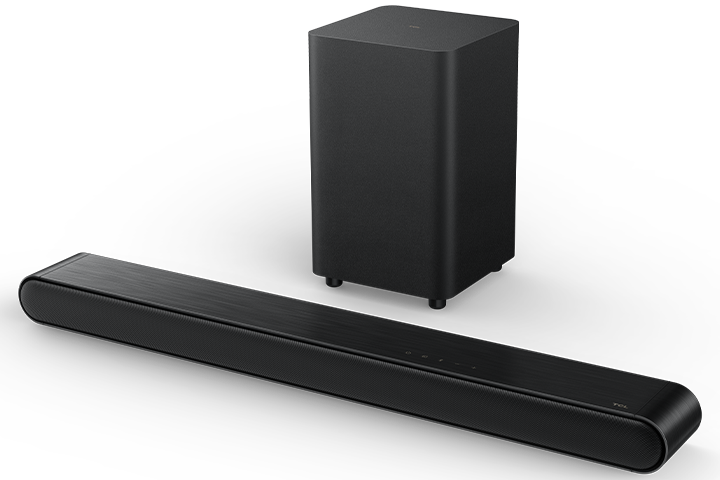 Barre de son TCL classe S 3.1 canaux avec DTS Virtual:X, haut-parleur central intégré et caisson de basse sans fil - S4310-CA