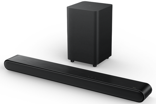 Barre de son TCL classe S 3.1 canaux avec DTS Virtual:X, haut-parleur central intégré et caisson de basse sans fil - S4310-CA