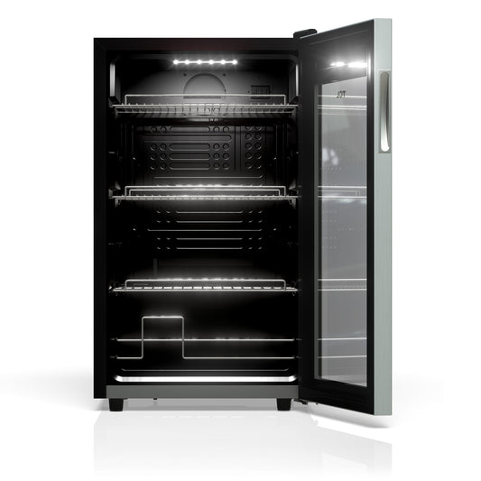 TCL 102 Cans / 24 Wine Bottles Freestanding Wine and Beverage Cooler - TRE24S4AMS