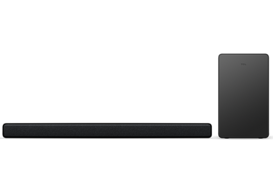 Barre de son TCL classe Q Premium 3.1 canaux avec DTS Virtual:X, haut-parleur central intégré, enceinte ambiophonique et caisson de basse sans fil - Q6310-CA